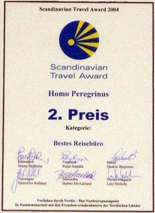 scandinavian travel award