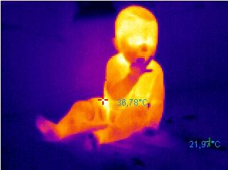 Thermobild Baby 100% Wärmebild Thermografie