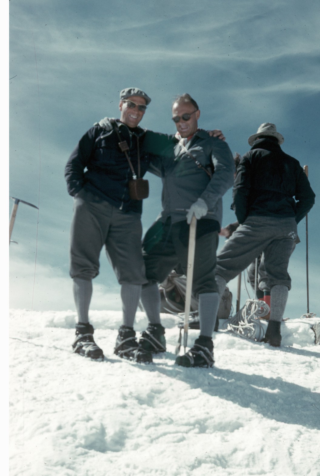 Harro und Hans auf der Wildspitze (Nord)