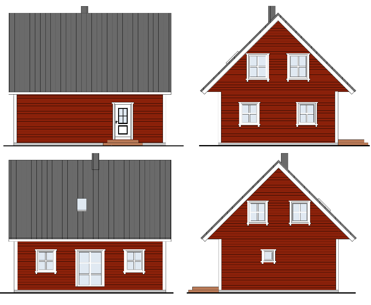 skandinavisches, norwegisches Holzhaus 10
