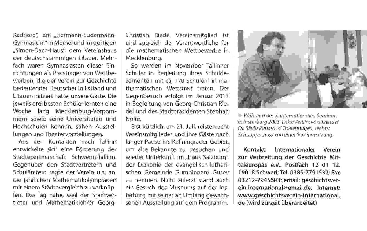 Magazin "Mein Mecklenburg", Nr. 3/2012, S. 11