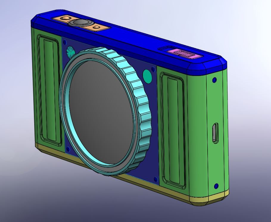 Konstruktionsbüro Kranz CAD Kamera Ansicht Vorne