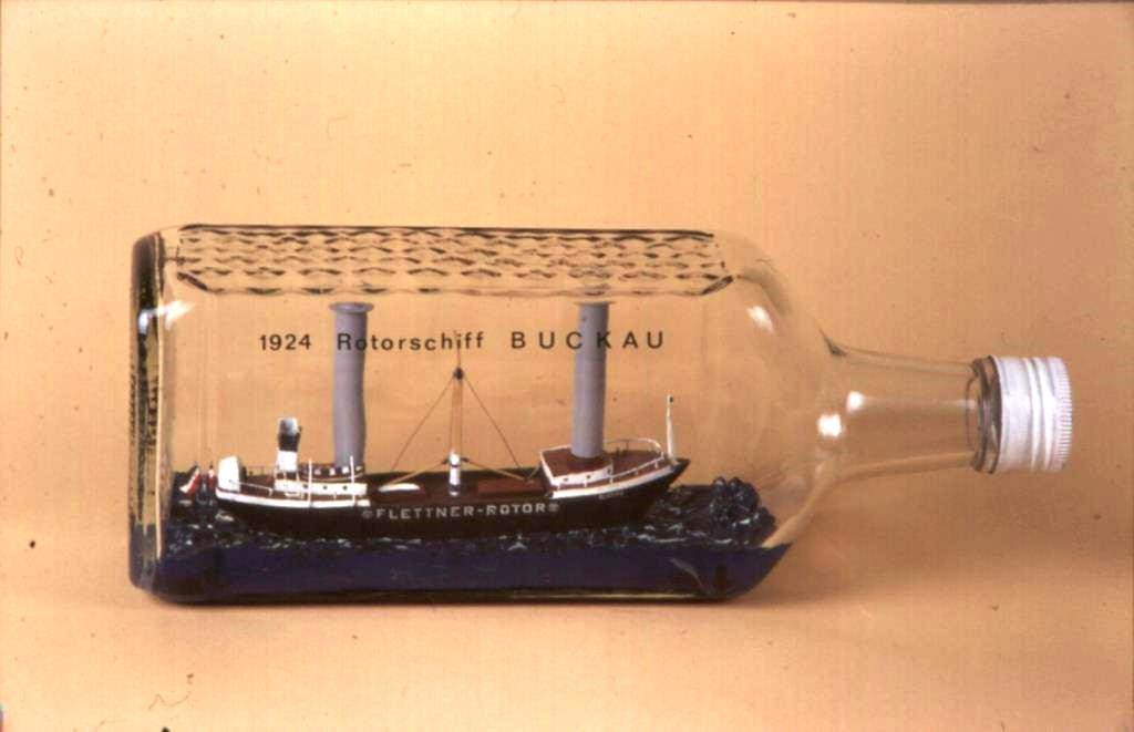 Rotorschiff BUCKAU, Schiffsmodell
