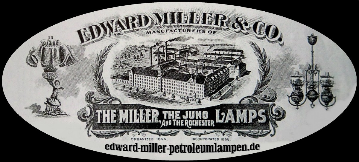 Edward-Miller Kerosenelamps Juno-Lamp E. Miller