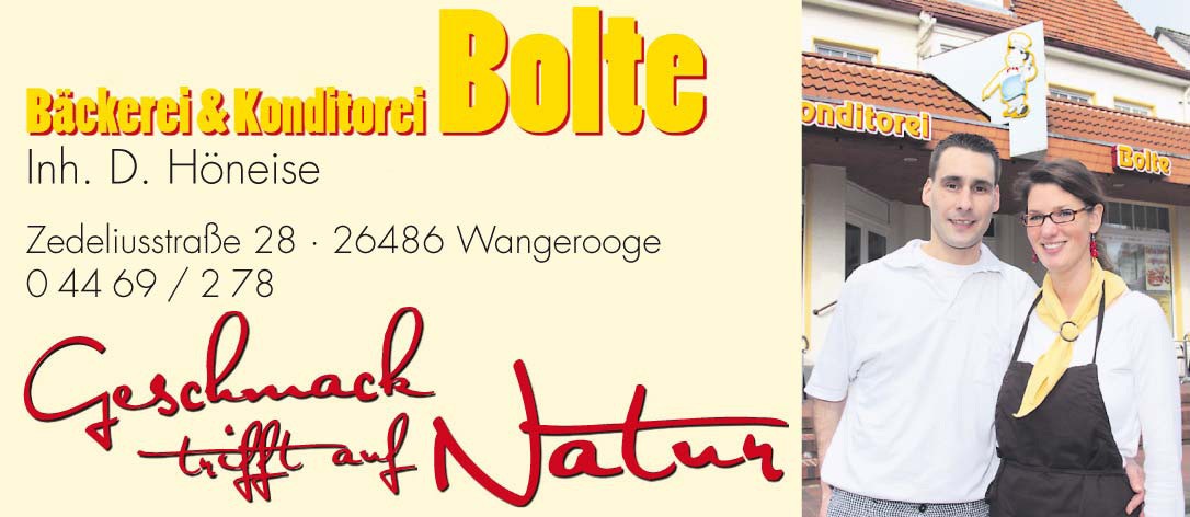Bäckerei & Konditorei Bolte in Wangerooge