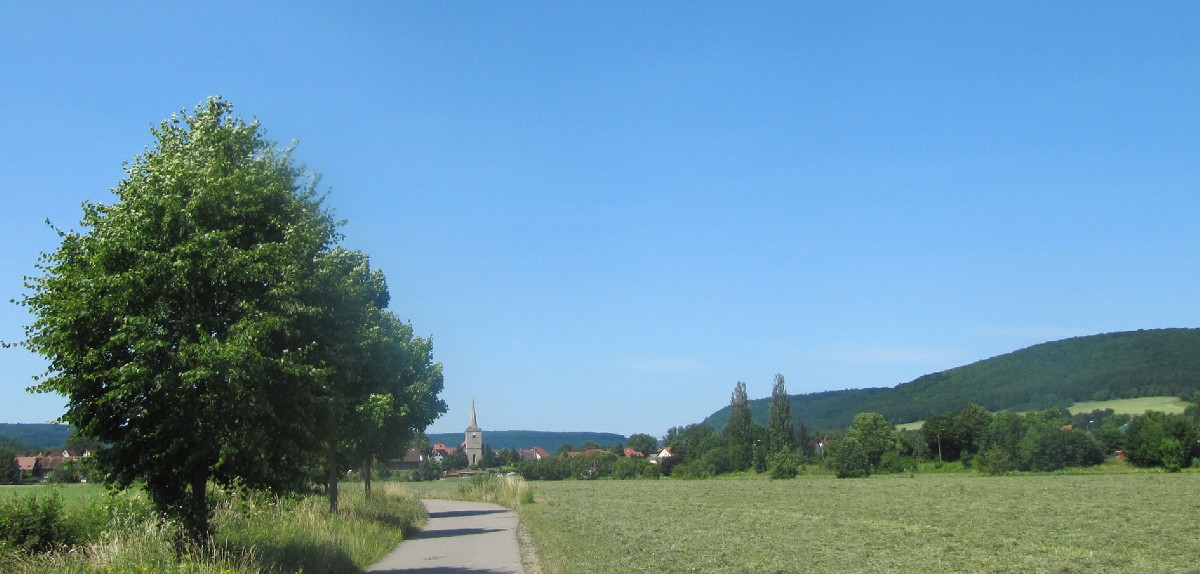 Werratalradweg vor Obermaßfeld