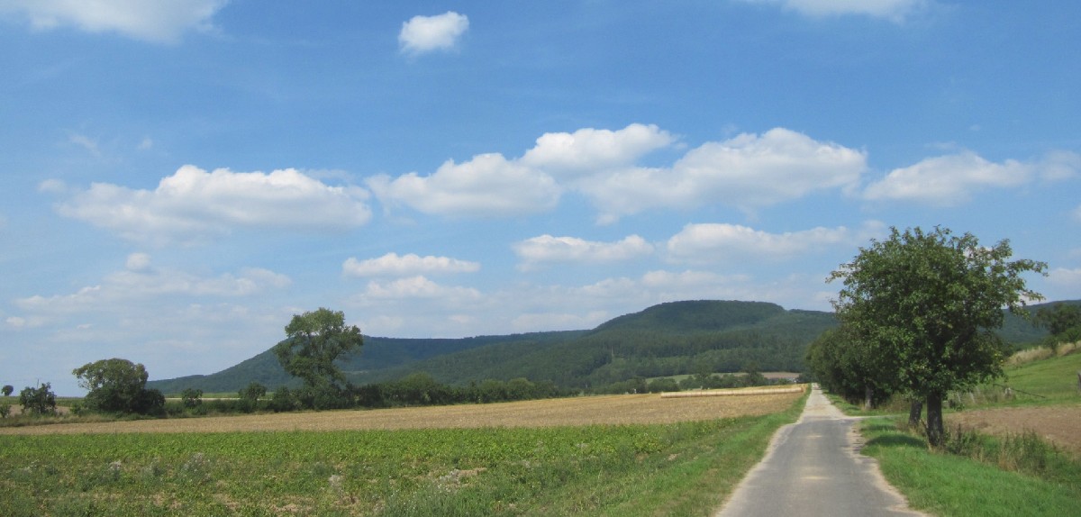 Werratal-Unstrut-Radweg hinter Treffurt