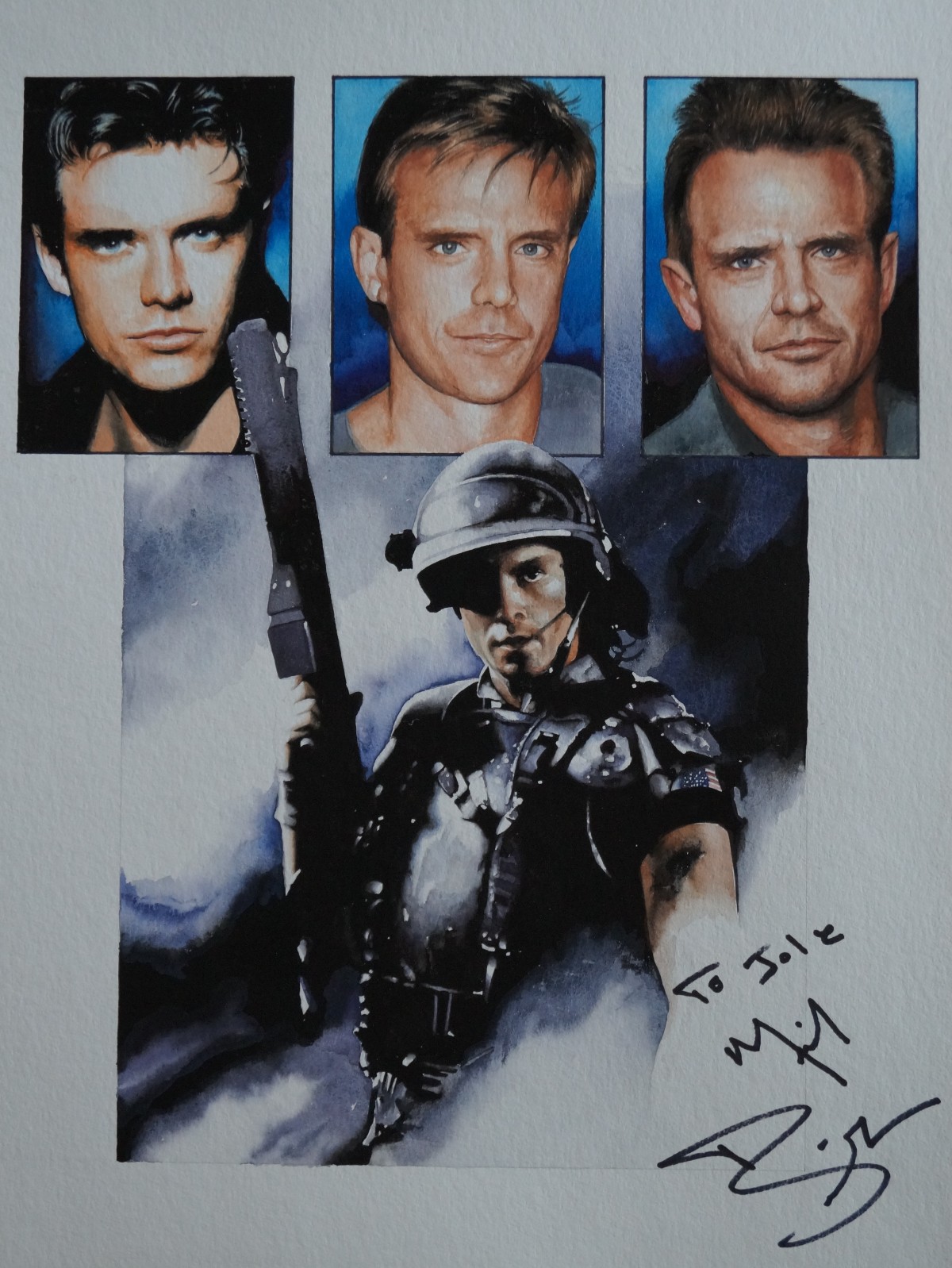 Michael Biehn Jole Aliens Terminator portraits