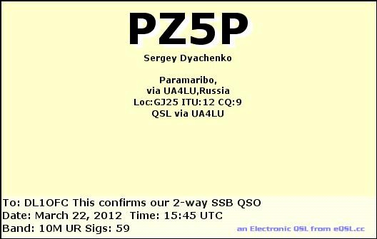PZ5P Suriname.