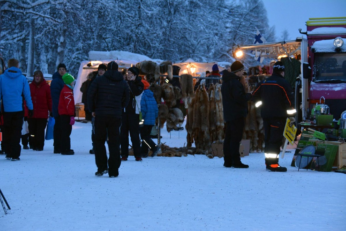 Sápmi PelzhandelJokkmock Vintermarknad Wintermarkt