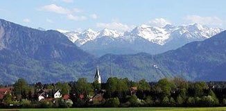 Dorf Karwendel
