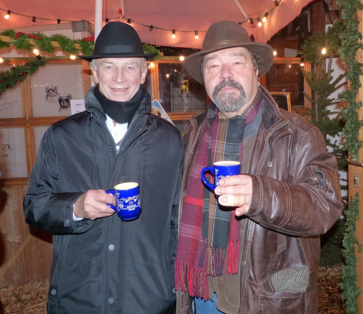 Uwe Kreutzfeldt und Hans Brühl Weihnachtsmarkt