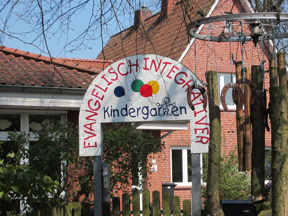 Der Eingang zum Kindergarten