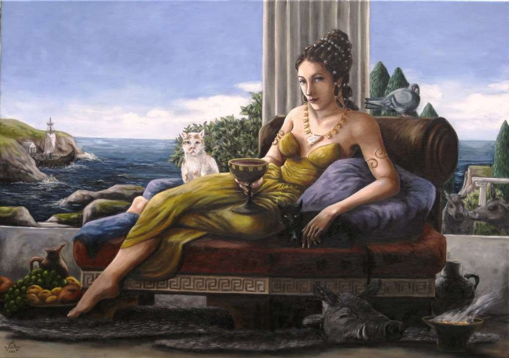 "Circe" 2006, Ölbild auf Leinwand
