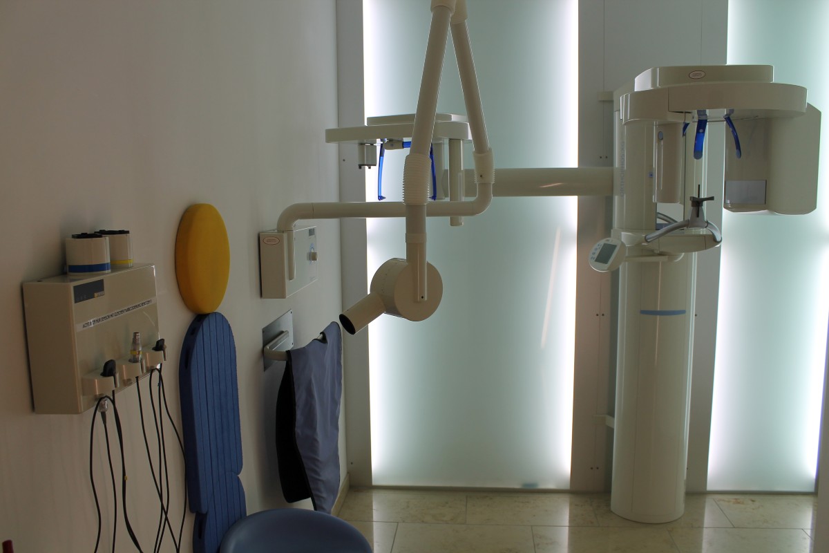 Röntgenraum - digitales Röntgen - geringe Belastun