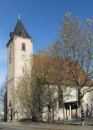 Prot. Kirche in Illzach im Elsaß