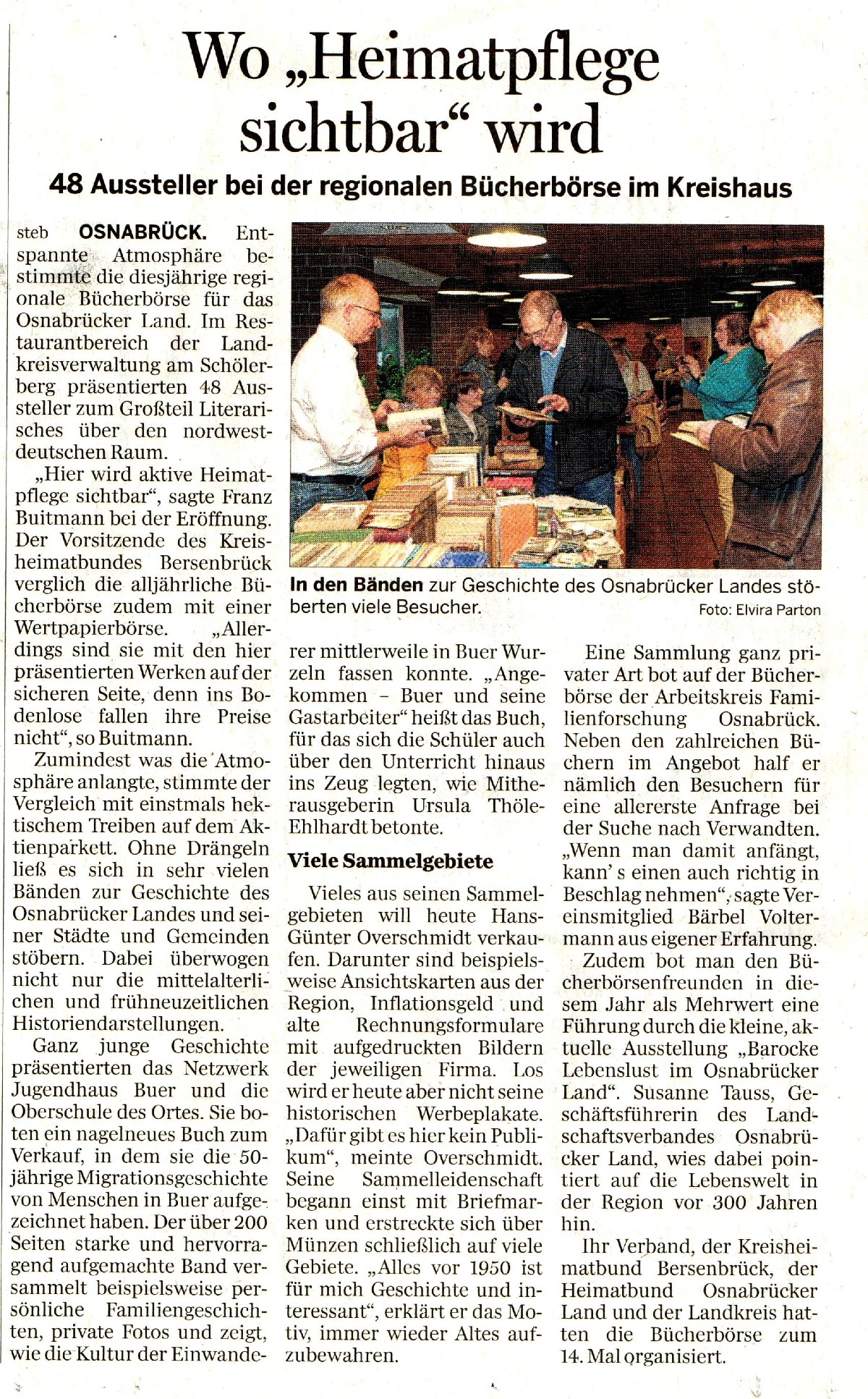 Neue Osnabrücker Zeitung vom 27.10.2014