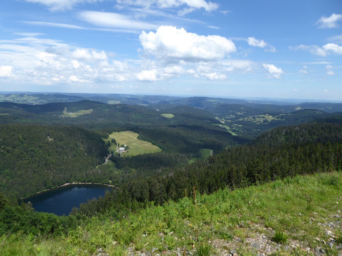 Blick vom Feldberg auf den Südschwarzwald