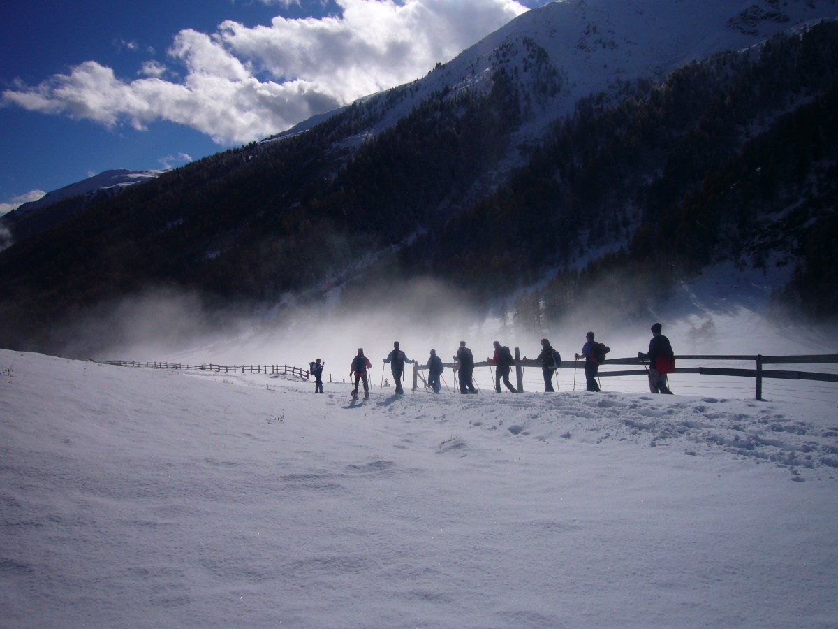 Schneeschuh-Winter-Wandern Südtirol Ortlergebiet