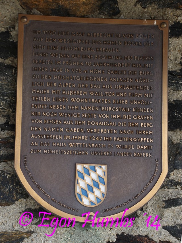Historie des Burgstalls