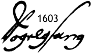 Schreibweise Vogelgsang im Jahre 1603