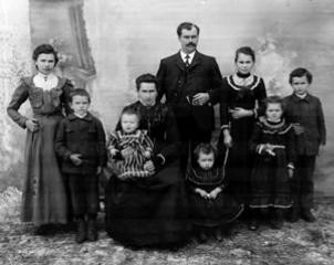 Familie Joseph Voglgsang um 1907
