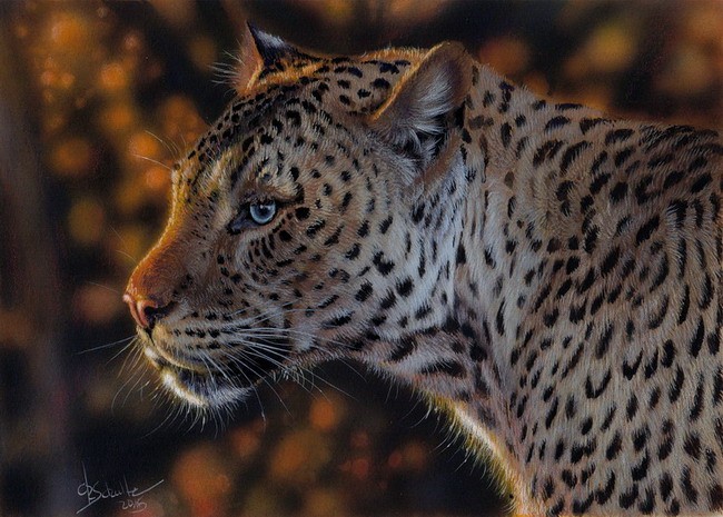 Wildlife Jaguar painting