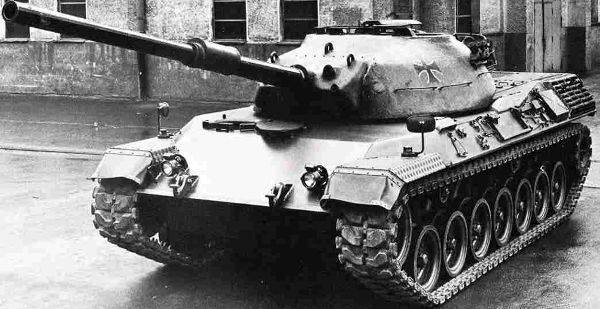 Postkarte Leopard Panzer