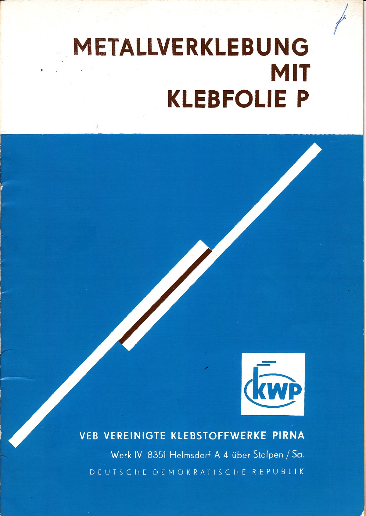 Prospekt "Klebfolie P"