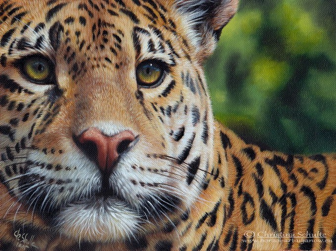 wildlife painting Leopard