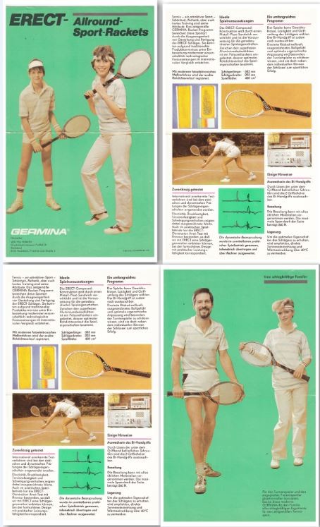 Tennisschläger "ERECT"