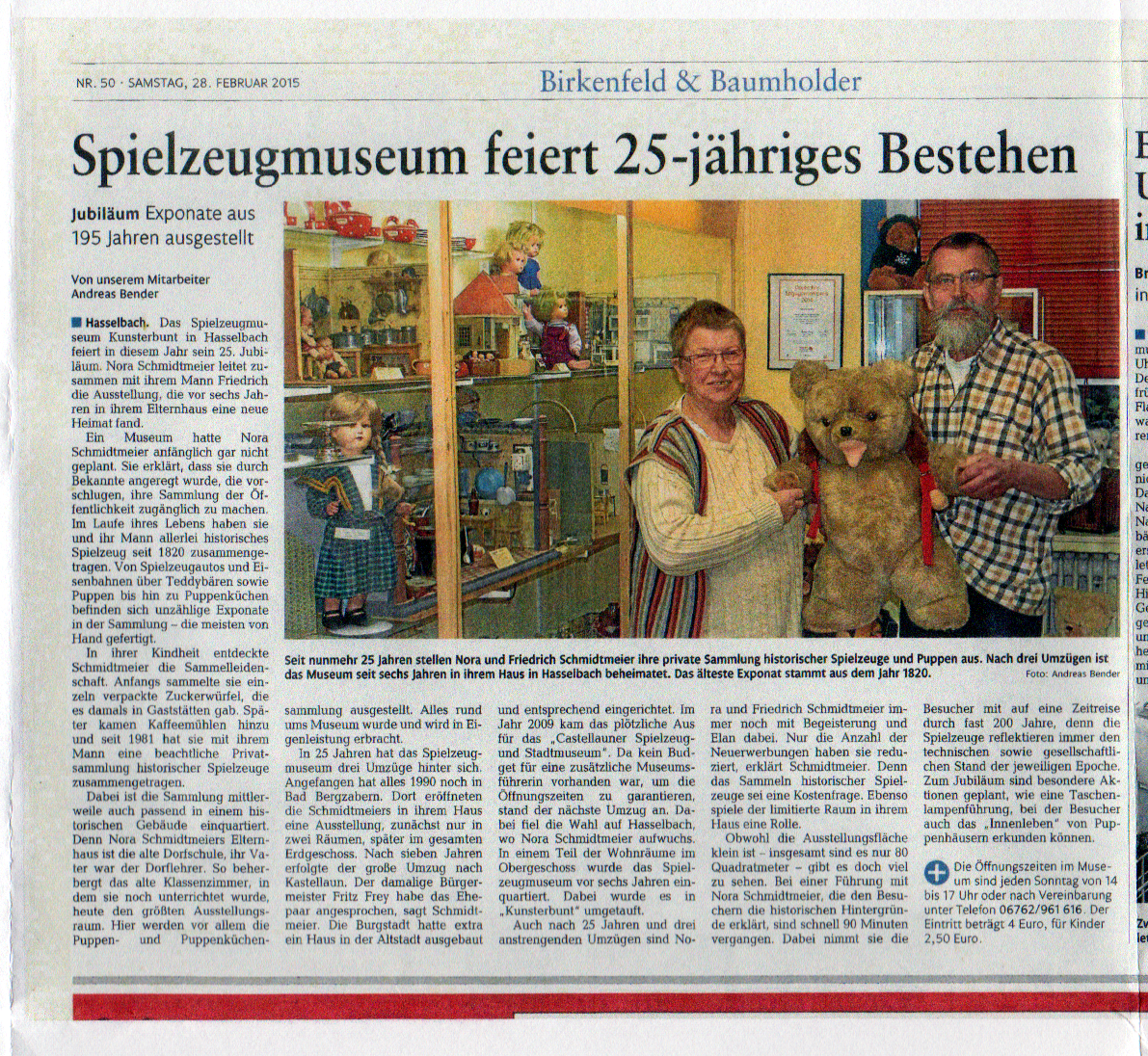 Spielzeugmuseum-Kunsterbunt Presse,