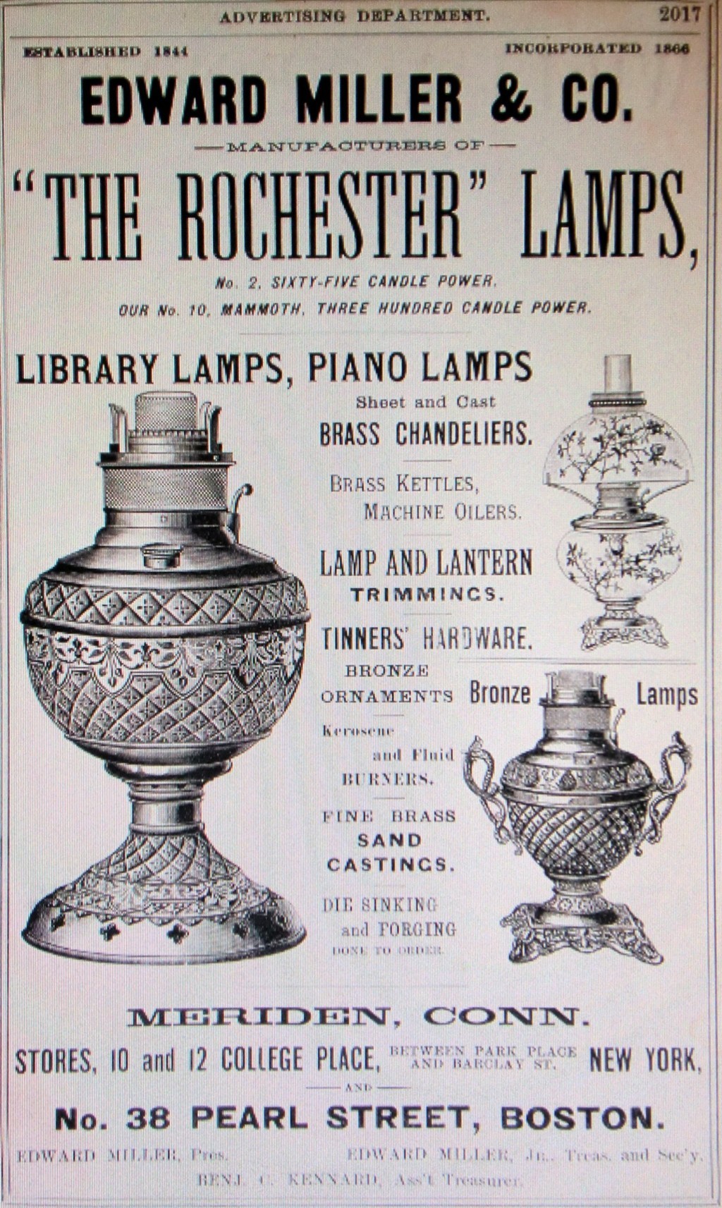 Rochester-Miller Lamp