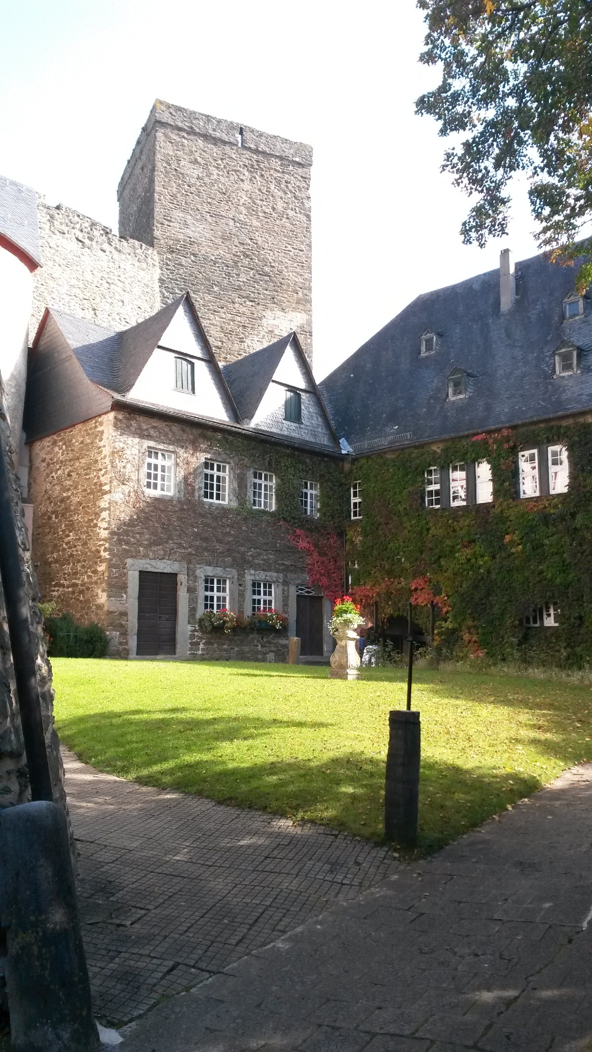 Innenbereich Burg Runkel