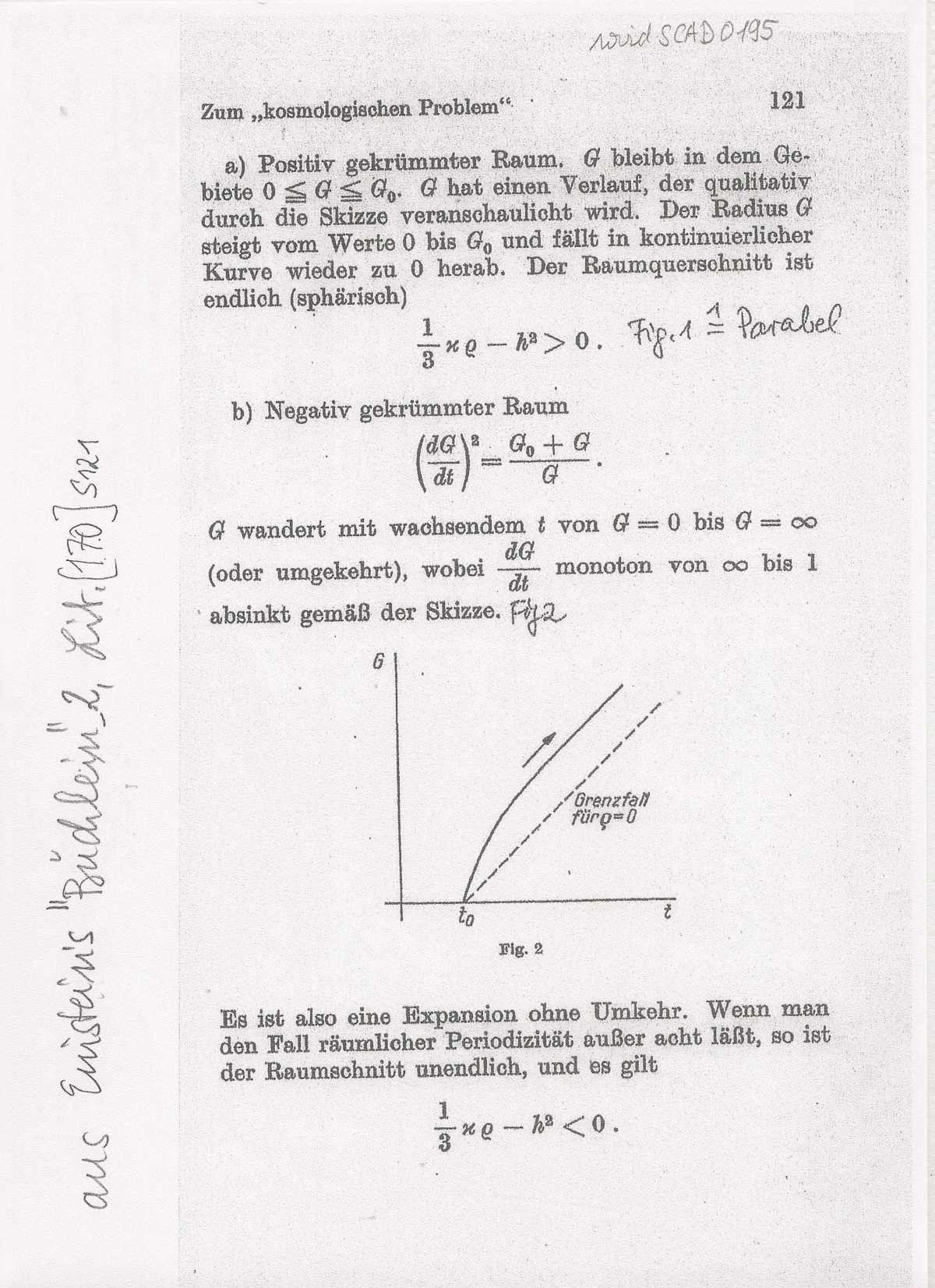 A.Einstein's Fig._2=echtHubbleDiagramm