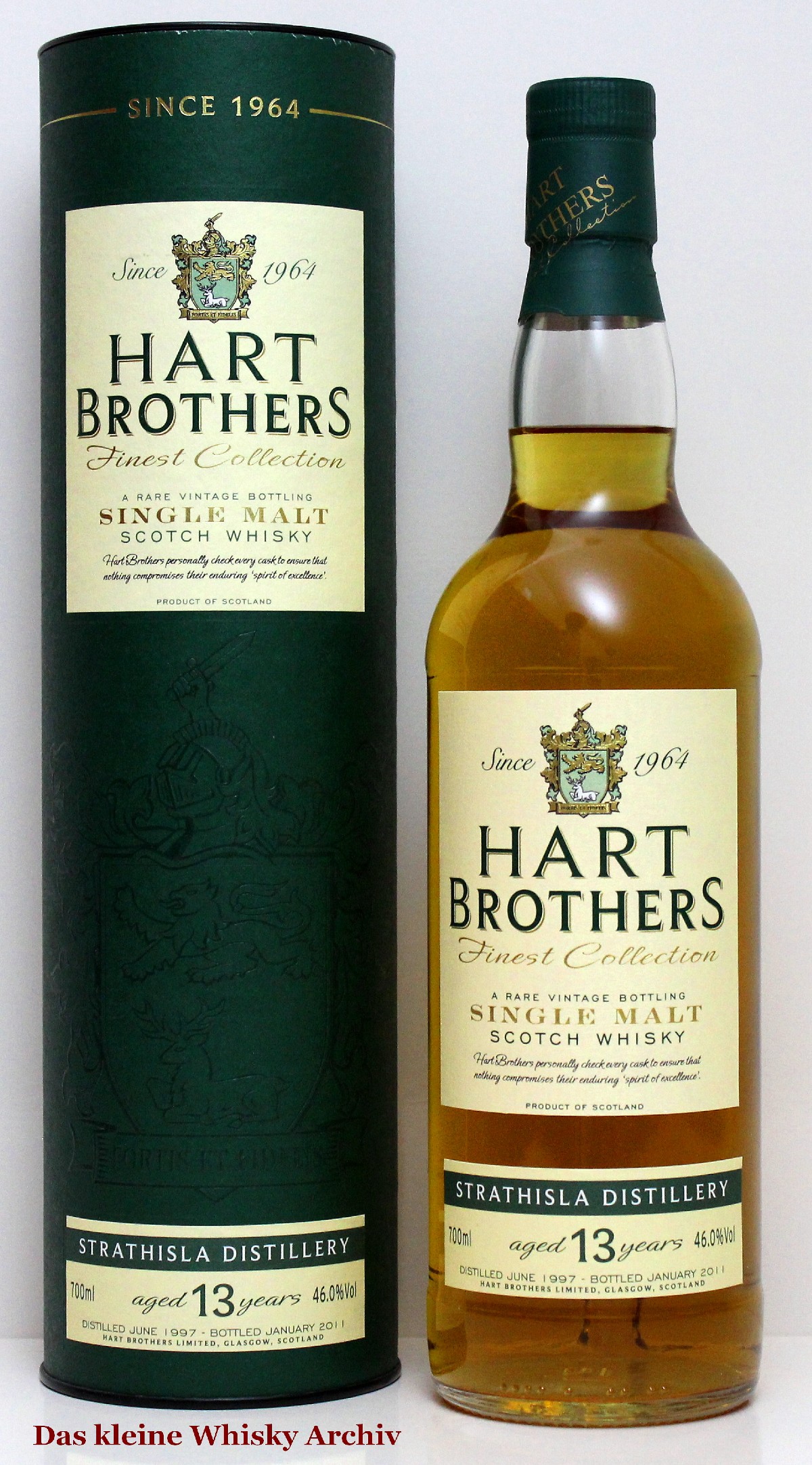Strathisla 13 Jahre (Hart Brothers) 46%vol. 0,7l