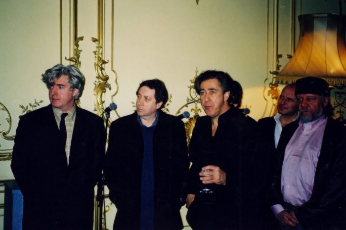 v.l.n.r. Donal Gallagher,Bert Jansch,Juan Martin,Mark Feltham und Roland Van Campenhout