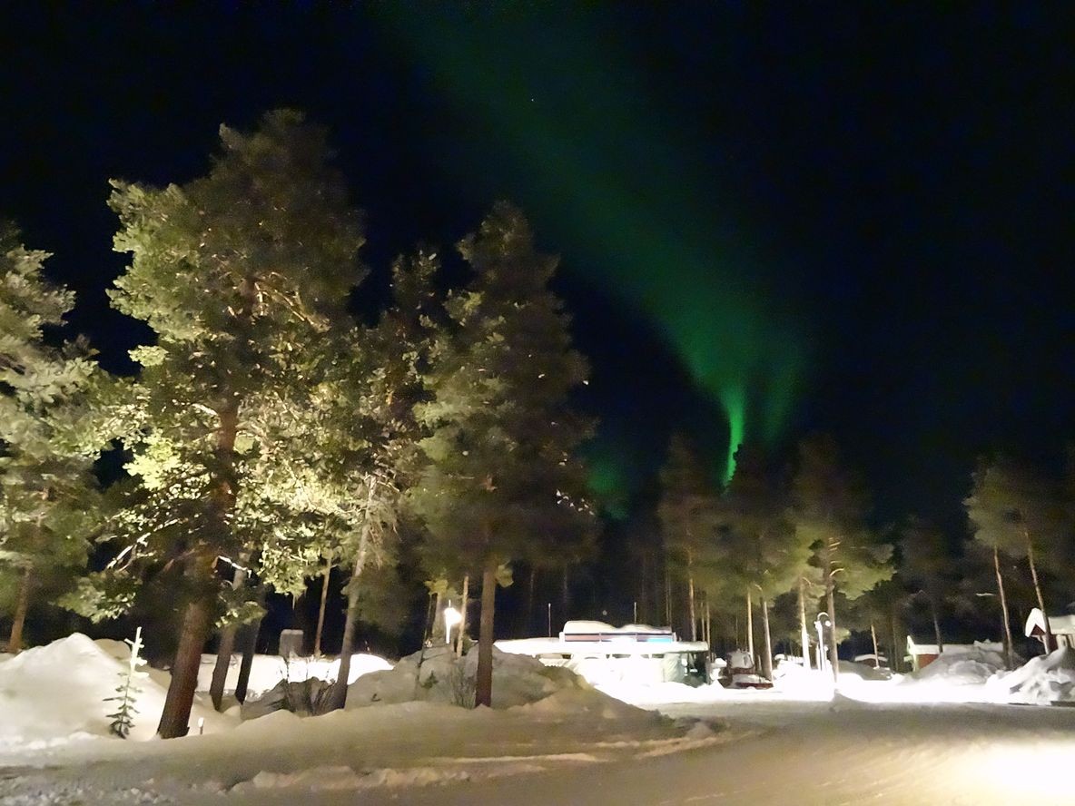 Sapmi Årrenjarka Polarlicht Aurora Borealis