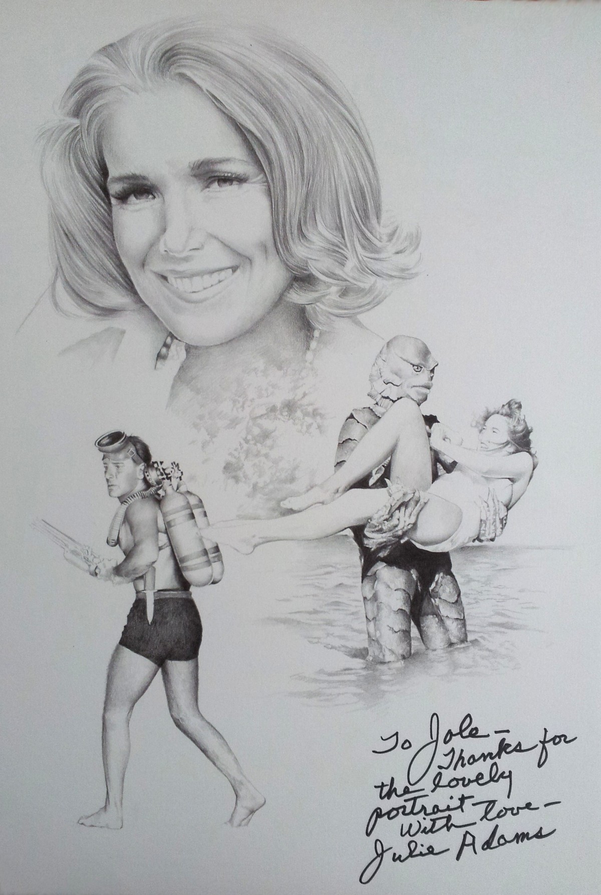 Julie Adams Jole Stamenkovic signedportraits