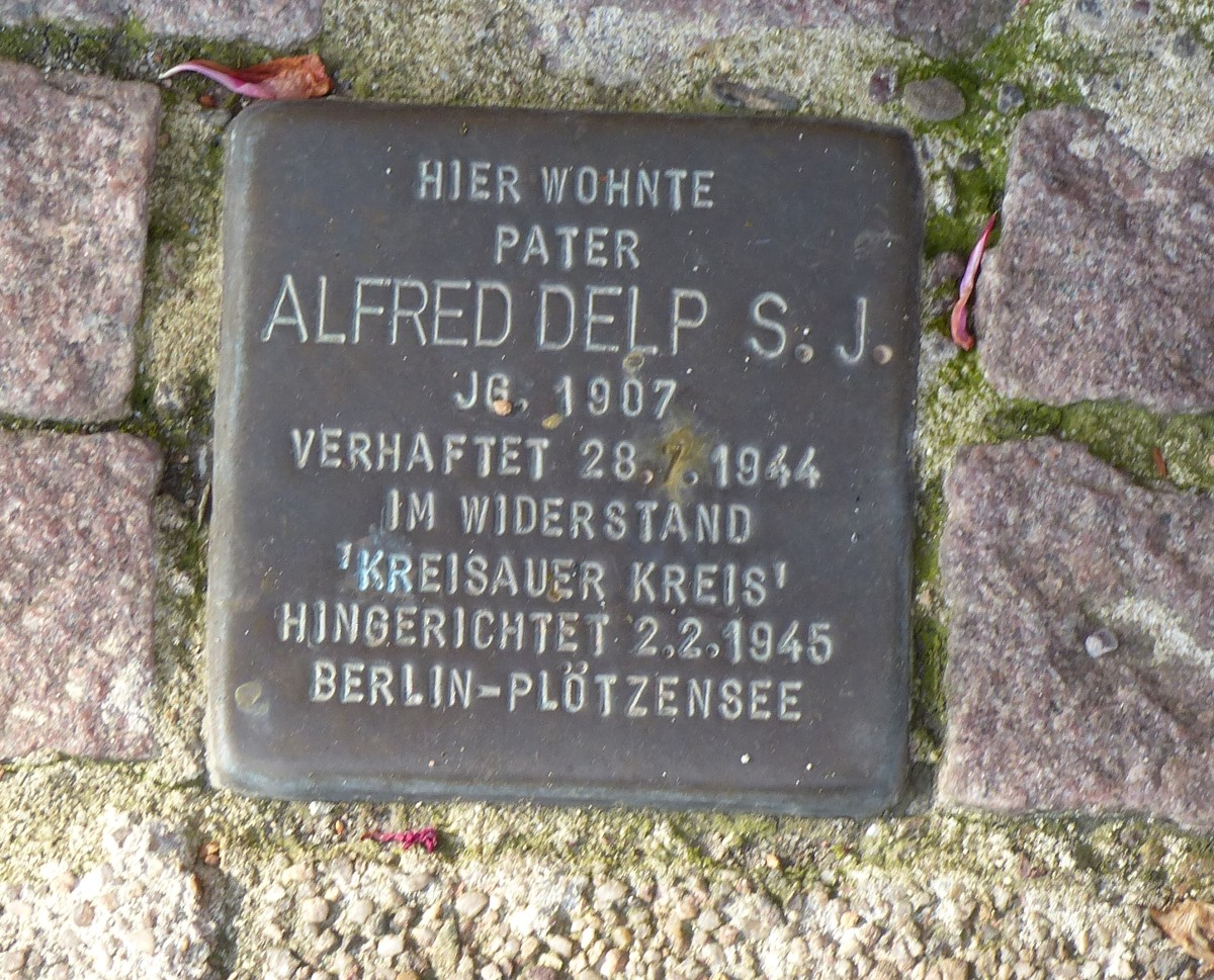 Alfred-Delp-Stolperstein