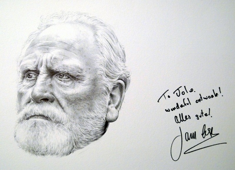James Cosmo signed portraits Jole Game of Thrones