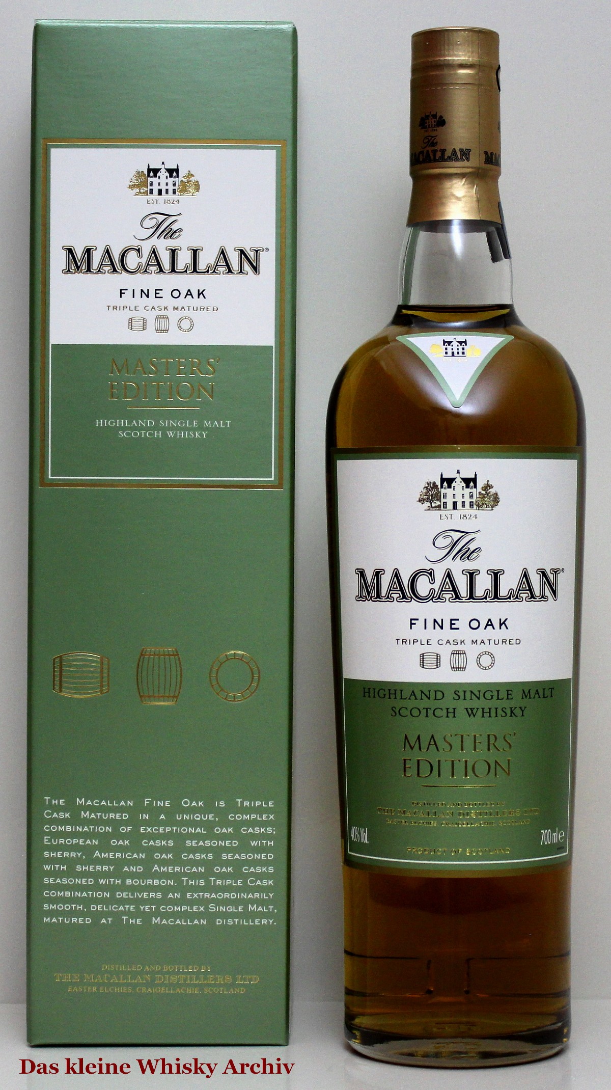 Macallan Fine Oak Masters Edition 40%vol.