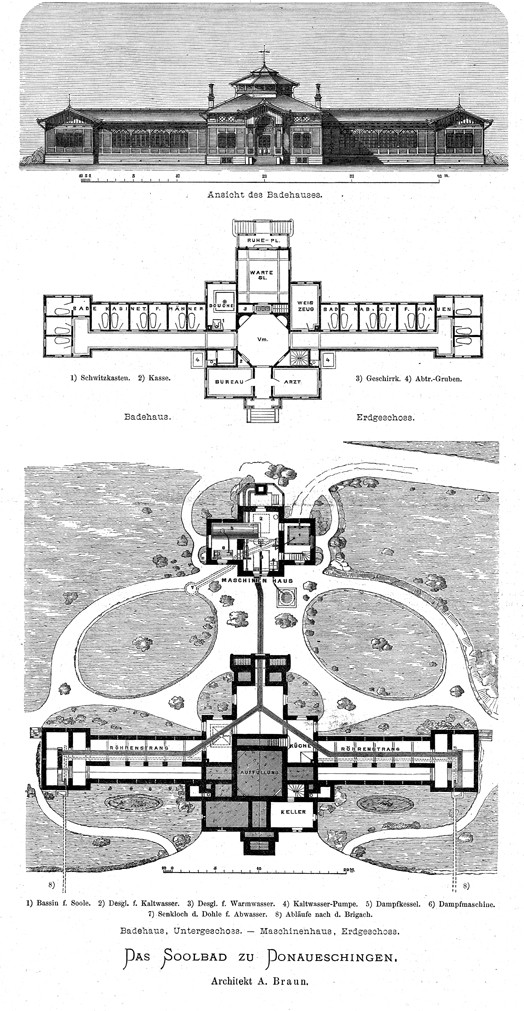 Bauplan in der Deutschen Bauzeitung 1882