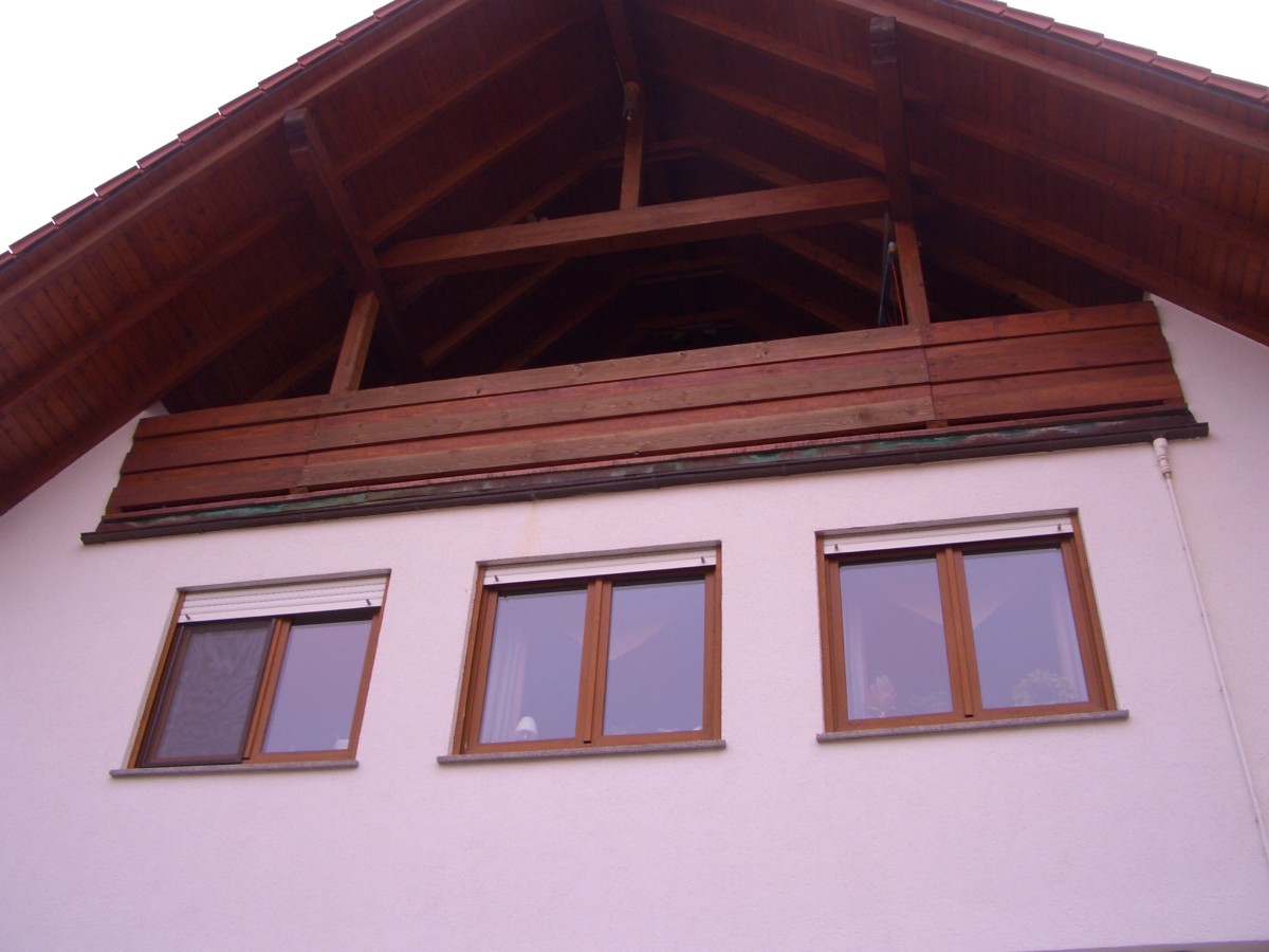 Altes Balkongeländer