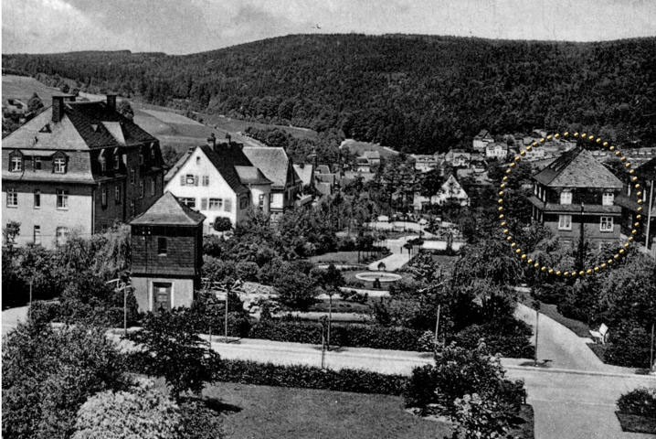 Haus Ella mit Parkanlage 1935