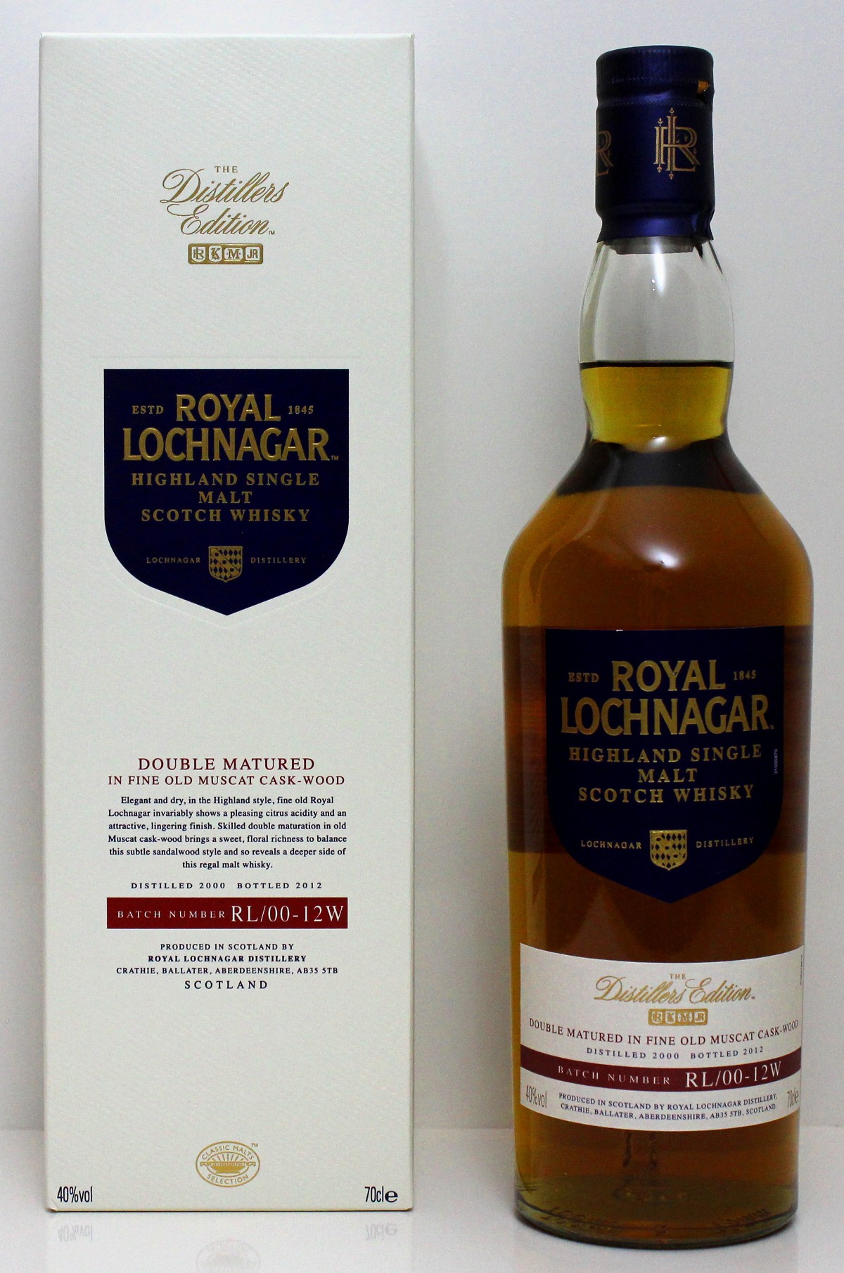 Royal Lochnagar DE Vintage 2000 40%vol. 0,7l 