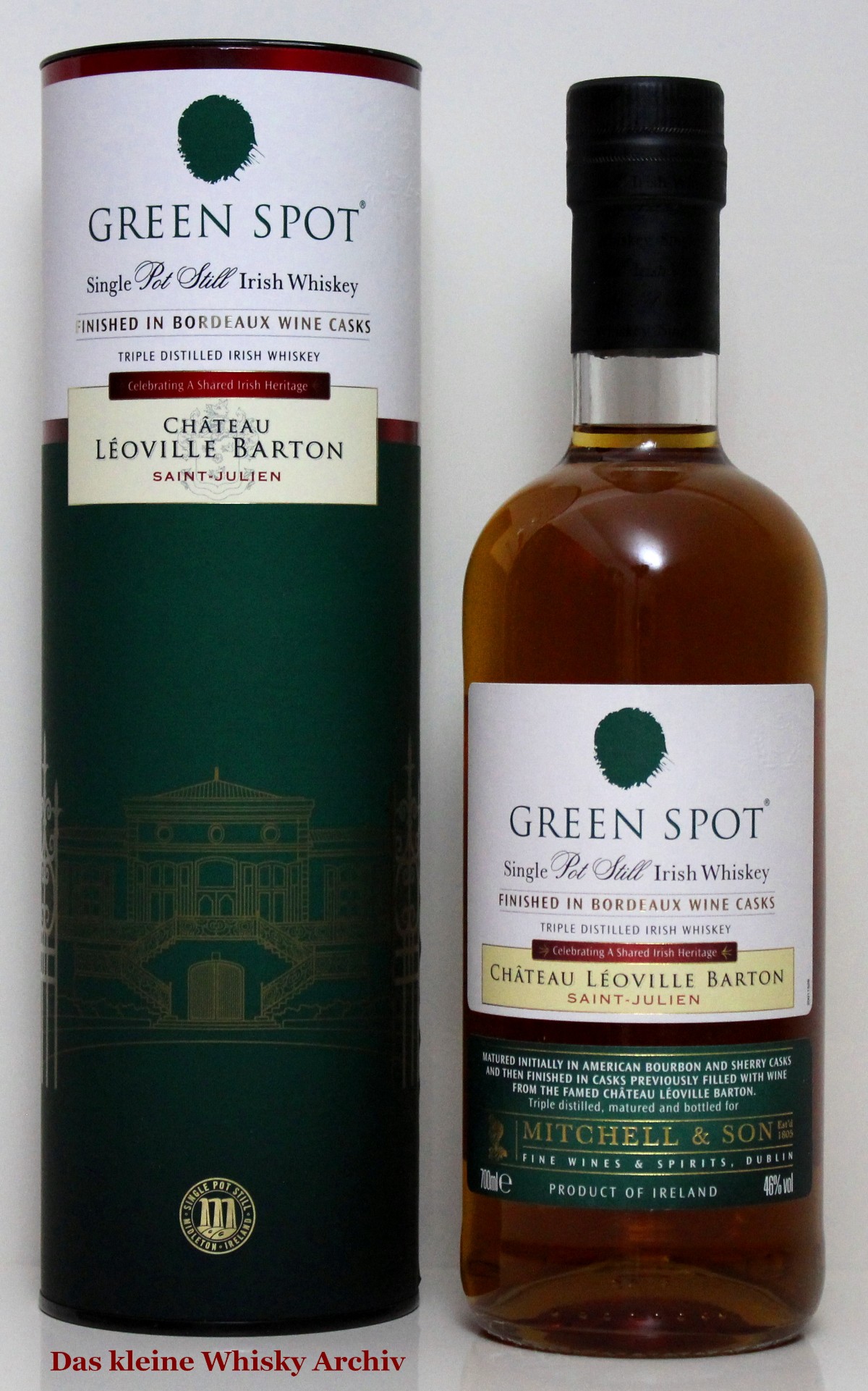 Green Spot (Bordeaux Finish) 46%Vol. 0,700Liter