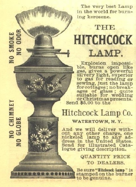 Hitchcock Oil Lamp
