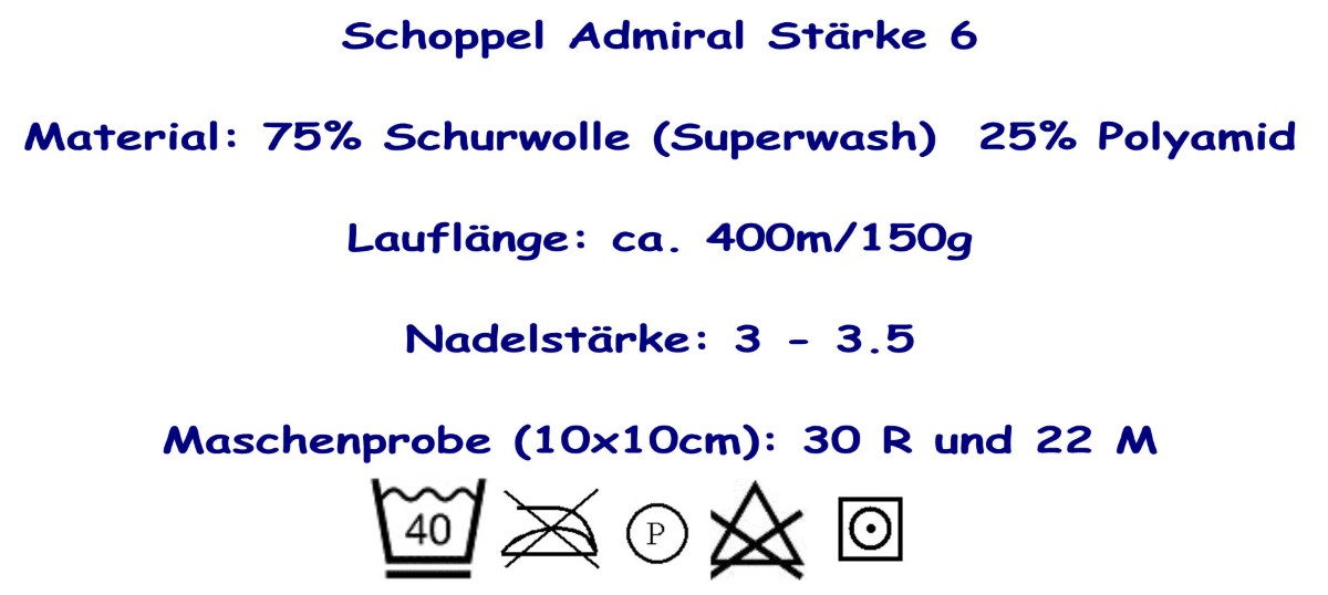 Schoppel Admiral Stärke 6