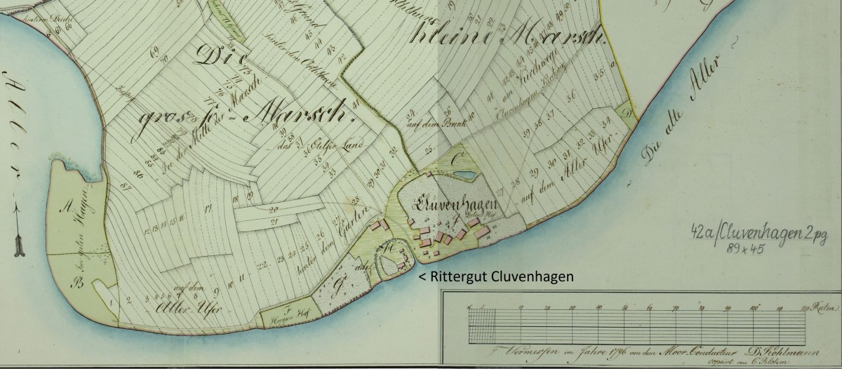 Rittergut Cluvenhagen 1796 